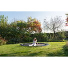 EXIT InTerra sportstrampolin i jordniveau &oslash;366cm - sort