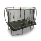 EXIT Silhouette trampolin 244x366cm med stige - sort
