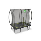 EXIT Silhouette trampolin 153x214cm med stige - sort