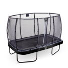 EXIT Elegant Premium trampolin komplet sæt 244x427cm - sort