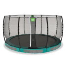 EXIT Allure Classic nedgravet trampolin &oslash;427cm - gr&oslash;n