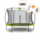 EXIT Silhouette trampolin ø244cm - grøn + gratis tilbehørssæt