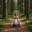 EXIT Foxy gokart til b&oslash;rn gr&oslash;n | pedal-gokart fra 2 &aring;r