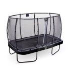 EXIT Elegant Premium trampolin komplet sæt 214x366cm - sort