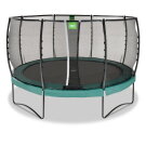 EXIT Allure Premium trampolin ø427cm - grøn