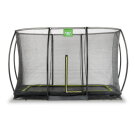 EXIT Silhouette nedgravet trampolin 244x366cm med sikkerhedsnet - sort