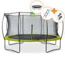 EXIT Silhouette trampolin ø427cm - grøn + gratis tilbehørssæt