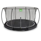 EXIT Black Edition nedgravet trampolin ø427cm - sort