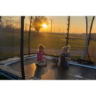 EXIT Allure Classic trampolin 244x427cm - sort