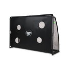 EXIT Finta fodboldm&aring;l i st&aring;l 300x200cm - sort