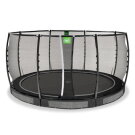 EXIT Allure Premium nedgravet trampolin ø427cm - sort