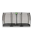 EXIT Allure Classic nedgravet trampolin 244x427cm - sort