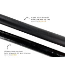 EXIT Elegant Premium ground trampoline 244x427cm with Deluxe safety net - black