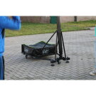 EXIT Galaxy bærbar basketballbagplade på hjul med dunk-basketballkurv - grøn/sort