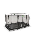 EXIT Allure Classic nedgravet trampolin 214x366cm - sort