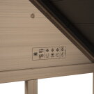 EXIT Panorama 500 legehus i træ med rutsjebane og sandkasse