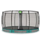 EXIT Allure Premium nedgravet trampolin ø427cm - grøn