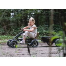EXIT Foxy gokart med trailer til børn sort | fra 2 år