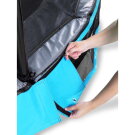EXIT Elegant Premium ground trampoline ø427cm with Deluxe safety net - blue