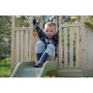 EXIT Panorama 500 legehus i træ med rutsjebane og sandkasse