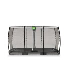 EXIT Allure Classic nedgravet trampolin 214x366cm - sort