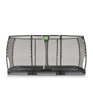 EXIT Allure Premium nedgravet trampolin 244x427cm - sort