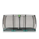 EXIT Allure Classic nedgravet trampolin 244x427cm - grøn