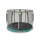 EXIT Allure Premium nedgravet trampolin ø305cm - grøn