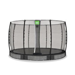 EXIT Allure Classic nedgravet trampolin ø366cm - sort