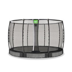 EXIT Allure Premium nedgravet trampolin &oslash;366cm - sort