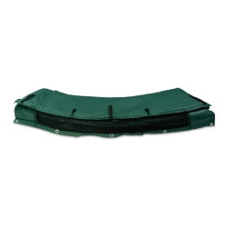 EXIT polstring Allure Premium nedgravet trampolin ø366cm - grøn