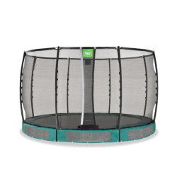 EXIT Allure Premium nedgravet trampolin ø366cm - grøn