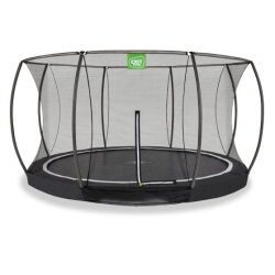 EXIT Black Edition nedgravet trampolin ø427cm - sort