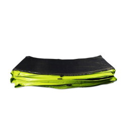 EXIT polstring Silhouette trampolin 244x366cm - grøn