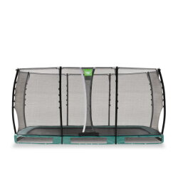 EXIT Allure Classic nedgravet trampolin 244x427cm - gr&oslash;n