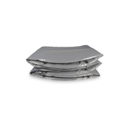 EXIT padding Supreme ground level trampoline 244x427cm - grey