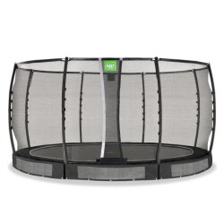 EXIT Allure Premium nedgravet trampolin ø427cm - sort