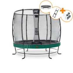 EXIT Elegant Premium trampolin komplet sæt ø253cm - grøn