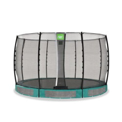EXIT Allure Classic nedgravet trampolin ø366cm - grøn