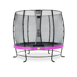 EXIT Elegant trampoline ø253cm with Economy safetynet - purple