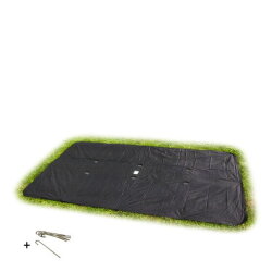 EXIT rektangulært overtræk til trampolin i jordniveau 214x305cm