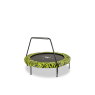 EXIT Tiggy junior trampolin med stang ø140cm - sort/grøn