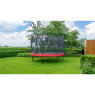 EXIT Elegant Premium trampolin ø427cm med Deluxe sikkerhedsnet - rød