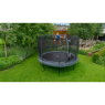 EXIT Elegant trampolin ø366cm med Economy sikkerhedsnet - grå
