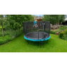 EXIT Elegant trampolin ø253cm med Economy sikkerhedsnet - bå