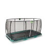 EXIT Allure Premium nedgravet trampolin 244x427cm - grøn