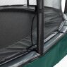EXIT Elegant Premium ground trampoline 244x427cm with Deluxe safety net - green