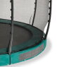 EXIT Allure Premium nedgravet trampolin ø366cm - grøn