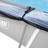 EXIT Soft Grey pool 300x200x65cm med filterpumpe og poolskærm - grå