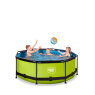 EXIT Lime pool ø244x76cm med filterpumpe - grøn